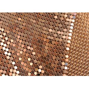 Interior Decoration Flexible Aluminum 3mm Metal Sequin Fabric