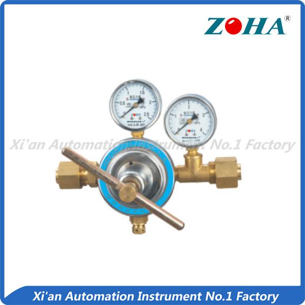 Hydrogen Gas Pipe Regulator / Industrial Natural Gas Pressure Regulator