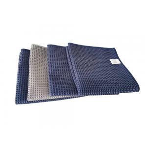 Water Absorbent Waffle Weave Kitchen Towel Dish Cloths Navy Color