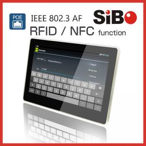 China POE Android tablet pc with WIFI Ethernet Build-in NFC RFID Reader supplier