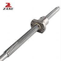 China SCR1610 Custom Length Ball Screw Grinding Milled Thread Ball Screw With Nut on sale