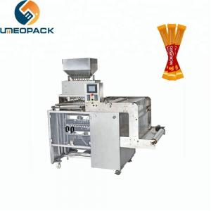 China Multi lanes small candy packaging coffee stick sugar stick packing machine supplier