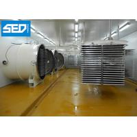 China 250KGS 380V 50HZ Per Batch Freeze Dry Machine Fruit And Vegetable Freeze Dryer Lyophilizer Chamber Material SUS304/δ8mm on sale