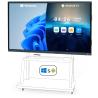 86 inch 4K Smart Interactive Whiteboard Android Windows Dual System 20 points Touch Lound speaker