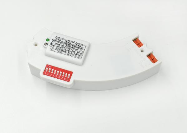 Ceiling Light Microwave Motion Sensor MC005S In Arc-shaped With 5.8GHz ±75MHz / ISM Wave Band