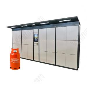 China Smart 24 Hours Wifi Vending Locker LPG LNG Gas Exchange Cylinder Click And Collect Credit Card Payment supplier