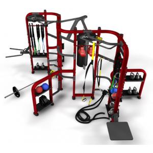 Multi Station Synergy Gym Equipment , Cable Crossover Synergy Workout Machine