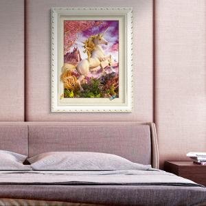 China Stock Neuschwanstein Castle 3D Lenticular Living Room Painting Picture PET Printing supplier