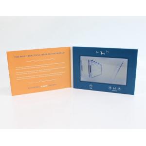 China Fastival Gift LCD Video Brochure With 2GB Memory , 10.1 Inch Lcd Video Greeting Card supplier