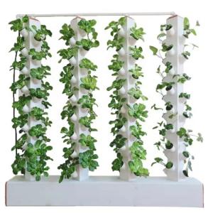 2023 Hot selling plastic pot hydroponic vertical garden artificial wall pot vertical garden 112+ Plants hydroponics vertical