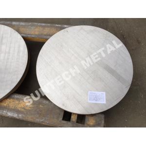 China SB265 Gr.1 Titanium / Carbon Steel Clad Tubesheet for Condensers supplier