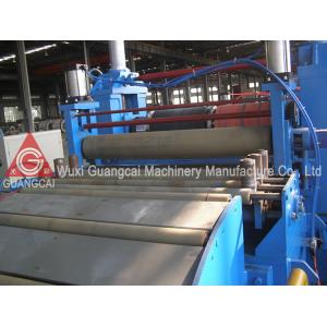 China Steel Coil Slitting Line Uncoiling Leveling Cutting Fully Auto PLC Controlled supplier