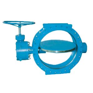 China SUFA Brand Large Water Butterfly Valve Manual Double Flanged Metal To Metal Seated supplier