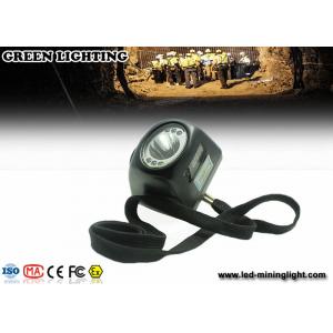 China 234G IP68 black led miners lamp , USB charge led mining headlamp CE Certification supplier