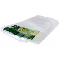 China Matt Mylar Three Side Seal Bag , Clear Zipper Packaging Bag For Food Packaging on sale