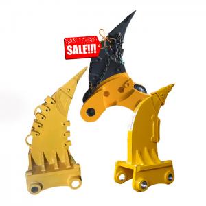 Yellow Color Bobcat Excavator Ripper Attachment For Heavy Duty Construction