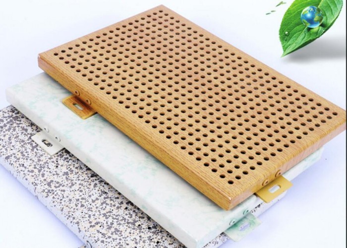 China Anti Humidity Perforated Aluminium Facade Plate with Fluorocarbon Coating in 1220*2440 and 1000*2000 Sizes wholesale