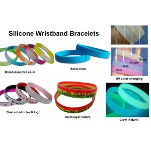 Wholesale Personalized Cheap Custom Silicone Bracelets