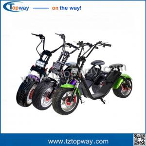 China City offroad 2 wheel big tire halley electric scooter motorcycle citycoco supplier
