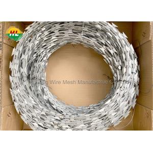 450mm Coils Concertina Barbed Wire high tension for Private Garden