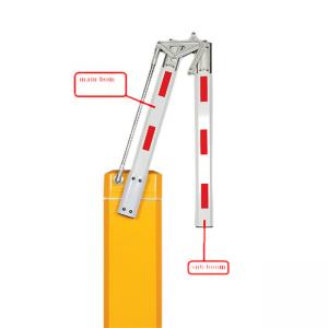 Folding Traffic Boom Barrier Gate 230V Automatic Boom Barrier With Rfid Installation