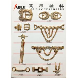 China Custom Factory Price Nickle Free Metal Zinc Alloy Shoe Chain Buckle For Men wholesale
