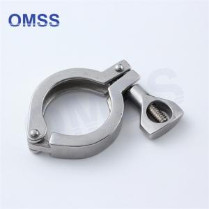 3A SS304 1.5" Sanitary Stainless Steel Pipe Fittings Heavy Duty Single Pin Clamp