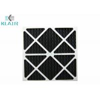 China Pleated Charcoal Air Filter , Carbon Odor Filter For Airport Hotel Ventilation on sale