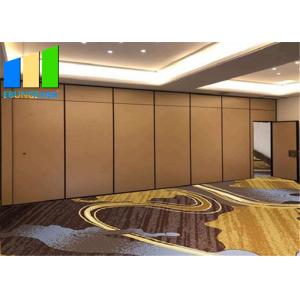 China Office Acoustic Folding Door Removable Partition Walls For Meeting Room supplier