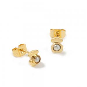 Fashion Stainless Steel Earrings Cute Lady Gold Plated Engagement
