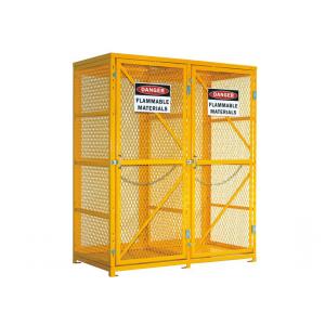 72" Mesh Lpg Cylinder Storage Cabinet 65” Tall Safety Cages For Gas Bottles