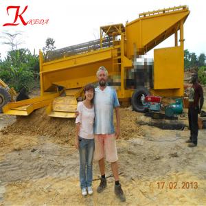 China gold mining trommel alluvial gold mining equipment automantic alluvial gold panning machine supplier