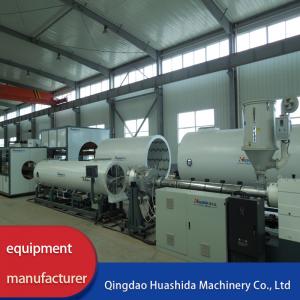 China Gas / Oil / Water Pipeline Pre Insulated Pipe Production Line 35m supplier