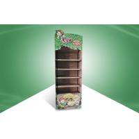 China Five Shelf Pos Cardboard Displays , Logo Cardboard Shop Display For Snacks on sale