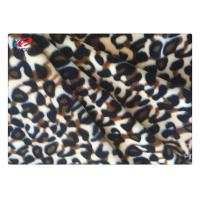 China 100 Polyester Home Textile Velboa Fabric 220gsm Animal Printing on sale