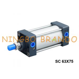 China Airtac Type SC63x75 Pneumatic Actuator Cylinder Double Acting supplier