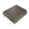 Silver Channel Drain Grate Cover , Low Carbon Galvanised Drainage Grates