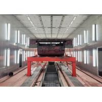 Heavy Tank Spray Booth Electric Trollley For Spray Painting Line