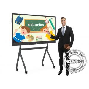 4K AG Glass 55" - 110" Dual Screen 20 Touch Points Interactive Flat Panel For Meeting Room