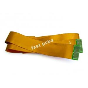 China Yellow Solder Mask Lead Free HASL CEM - 3 PI, 0.15MM 1 Layer FPC / Flex PCB Assembly wholesale