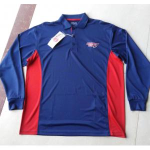 Custom Breathable Casual Sports Wear Men Long Sleeve Polo T Shirt 80