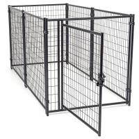 China Attractive Large Heavy Duty Dog Run Outdoor Galvanised With 8cm Gap Vertical Bars on sale