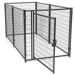 China Attractive Large Heavy Duty Dog Run Outdoor Galvanised With 8cm Gap Vertical Bars supplier