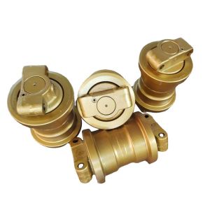 China PC55 PC60-8 Excavator Track Rollers Double Flange Steel Material wholesale