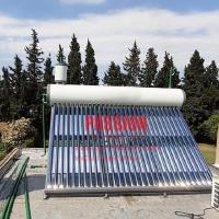 China 300L Non Pressurized Solar Water Heater 200L Vacuum Tube Solar Thermal Heater 5L Tank on sale