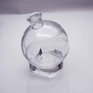 Super Flint Sphere Glass Bottle 500ml 5000ml Cooper Field For Vodka Whiskey