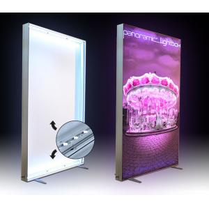 Free Standing LED Indoor Fabric LED Light Box For Hotel / Shopping Mall