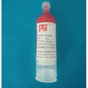 China Red Plastic SMT Solder Paste UV Curing Plastic Bonding Adhesives For Posts 30CC supplier