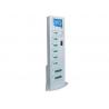 China Cell Phone Recharge Station with LCD Touch Screen , 8 Lockers Battery Charging Stations Kiosk wholesale