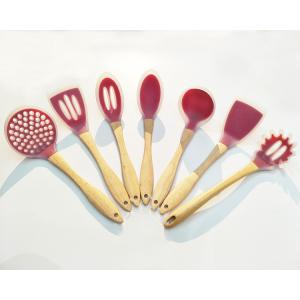 China Food Grade Silicone with Slotted Turner/Flipper, Spoon, Spatula, Ladle, Pasta Server, Strainer supplier